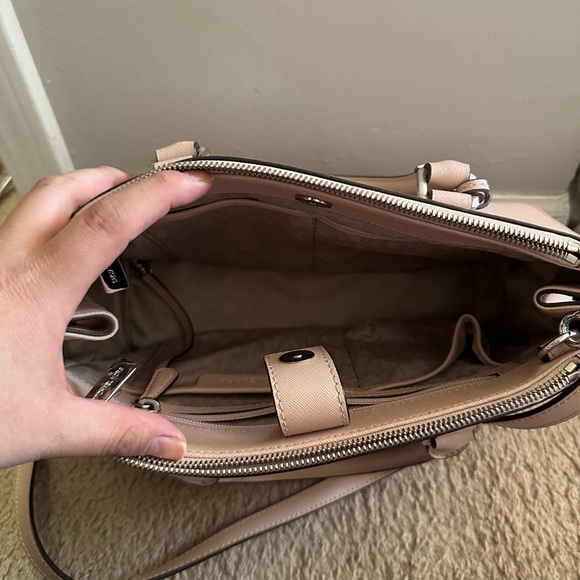 Pink Michael Kors Purse with shoulder strap - Picture 3 of 6